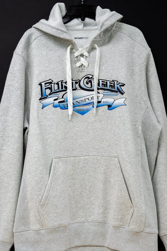 Sport-Tek Lace Up Pullover Hooded Sweatshirt - Flint Creek