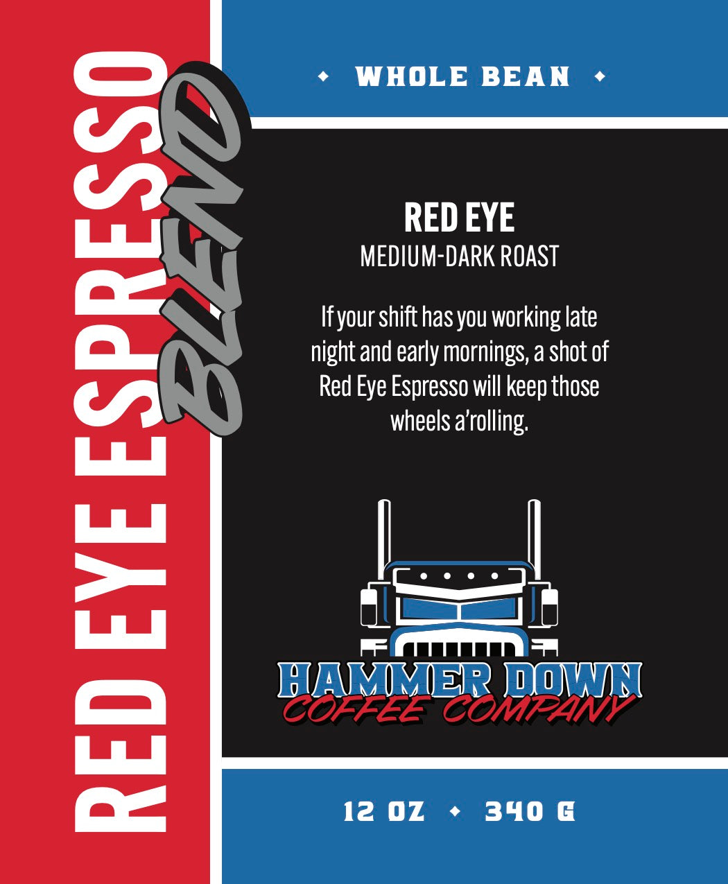 Hammer Down Coffee - Red Eye Espresso Blend