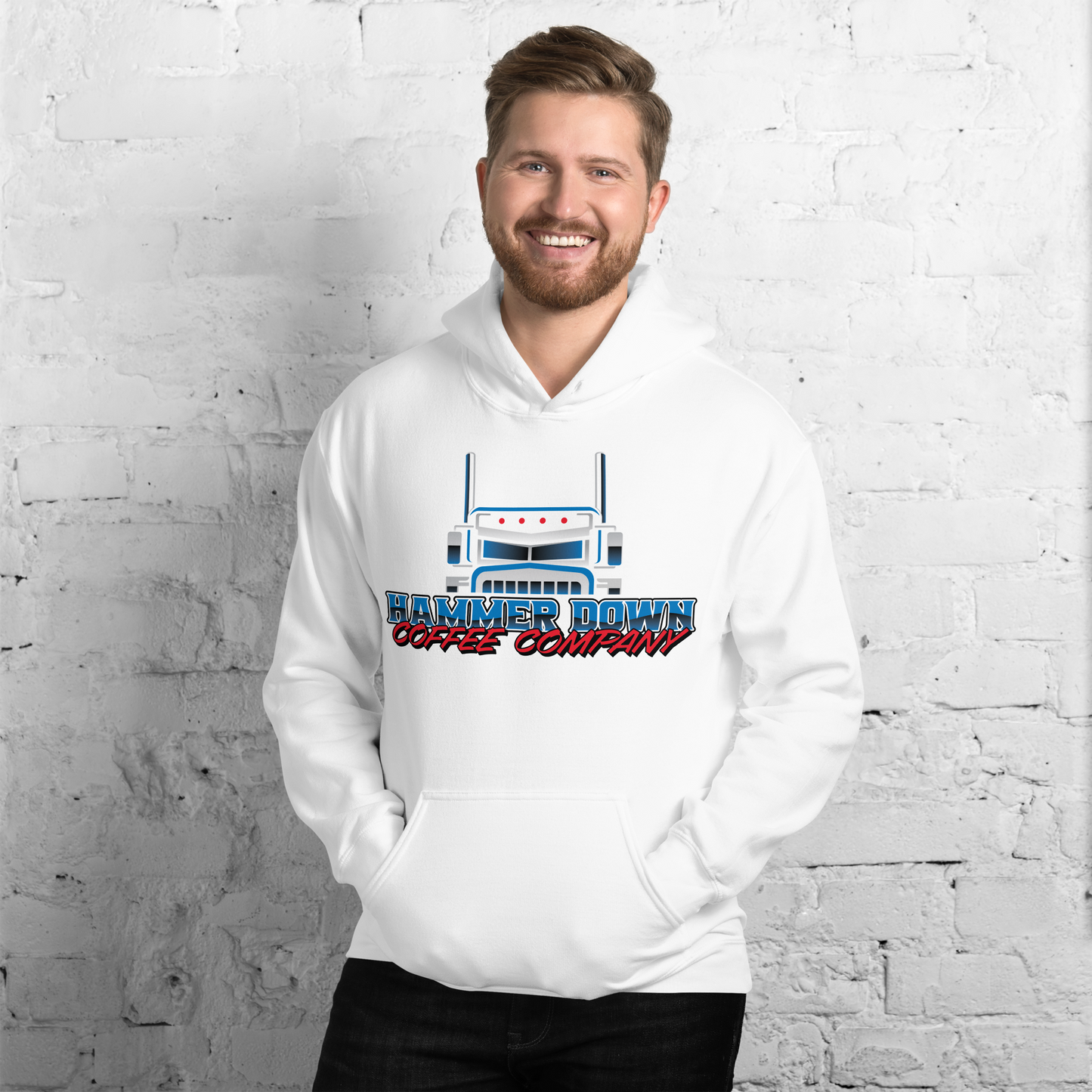 Port & Company Core Fleece Pullover Hooded Sweatshirt - Hammer Down Coffee Company